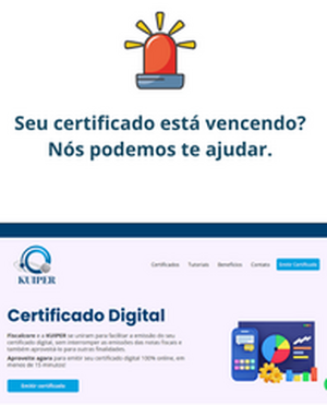 Seu certificado está vencendo e nós podemos te ajudar